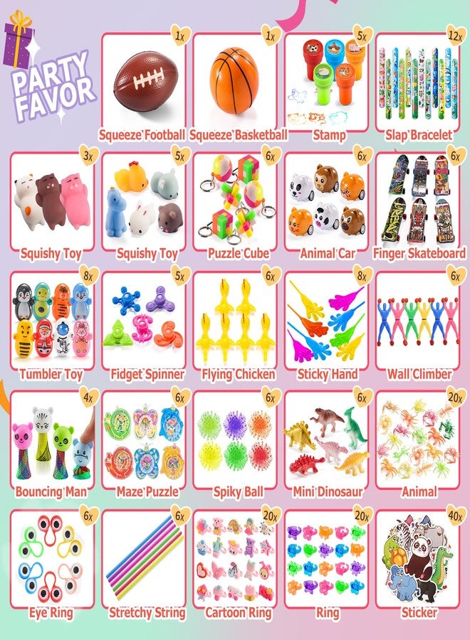 Yutin Party Favors for Kids 8-12, Goodie Bags Stuffers, Treasure Chest Prize Box Toys for Classroom Rewards, Birthday Pinata Fillers Christmas Stocking Stuffers Small Bulk Toys for Students School 4-8 3-5 - Image 2